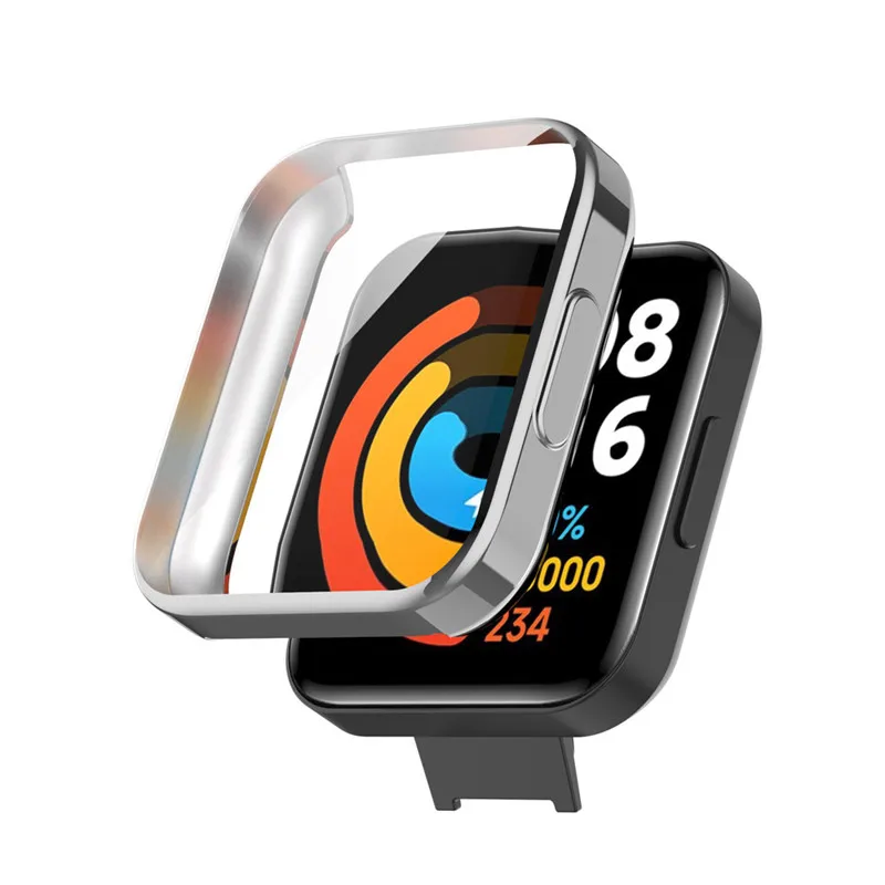 Protective Case +Glass For Redmi Watch 2 Lite Full Cover Screen Protector Shockproof Case For Redmi Watch2 Lite Bumper Shell 