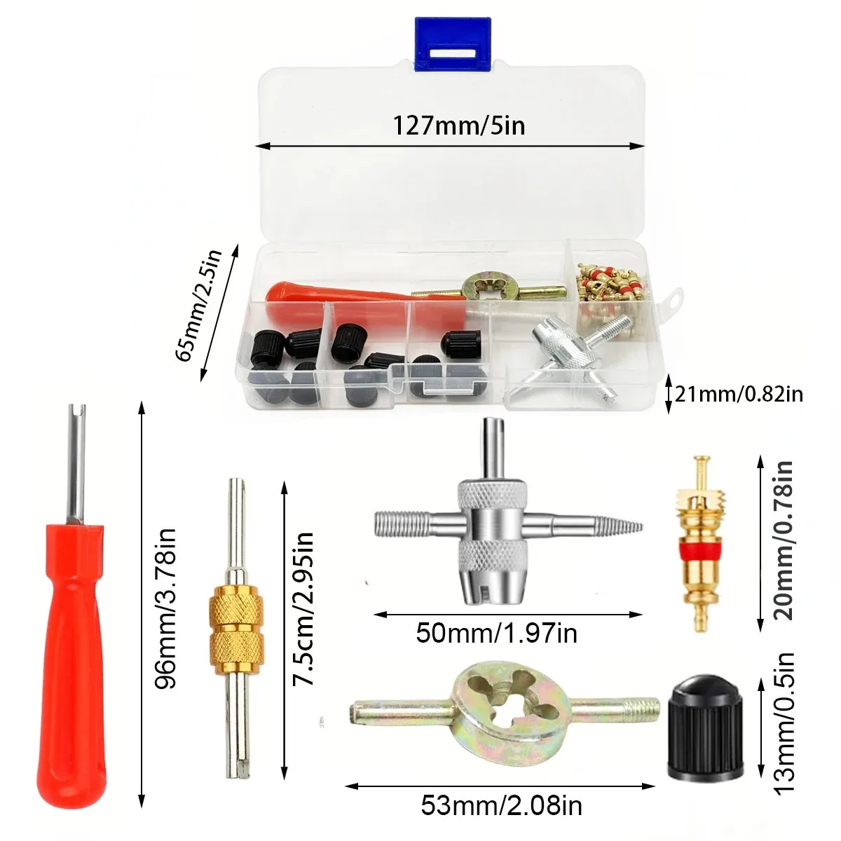 Universal Tire Valve Core Remover Installer Tool Image 4