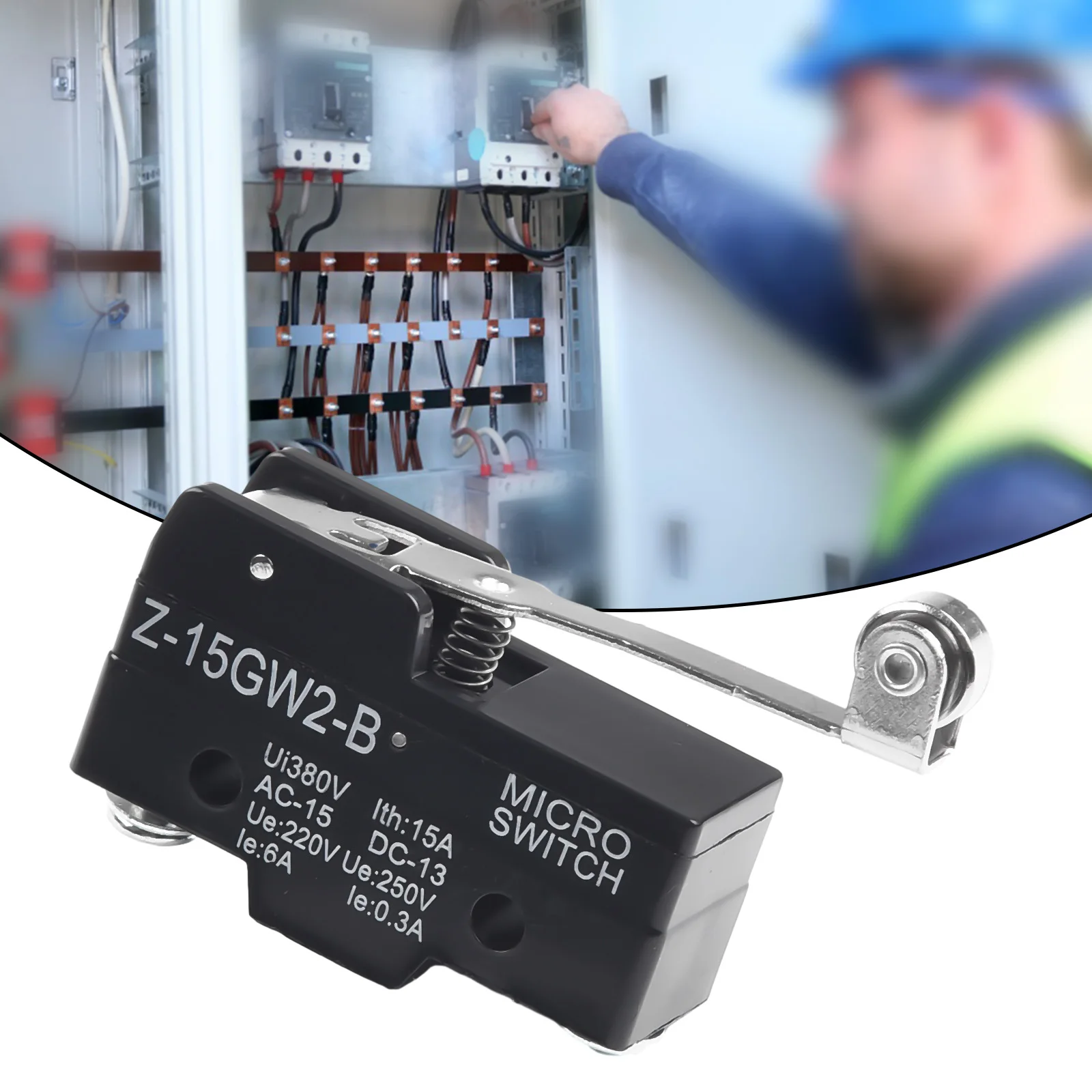 

1PC Z-15GW2-B Switch For Limit Switch SPDT Momentary Roller Lever Limit Switch High Temperature Resistance Terminal