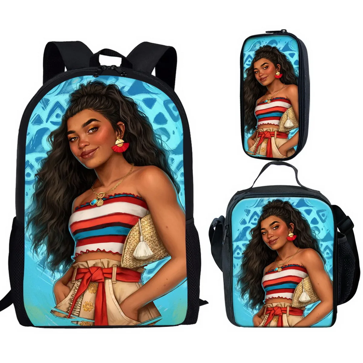 

3 шт./набор, Классические школьные ранцы для девочек