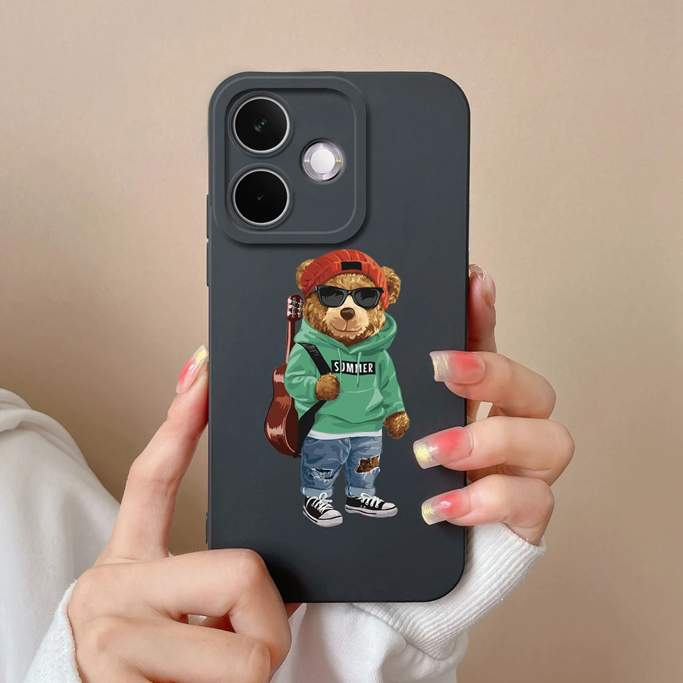 Colorful Love Heart Camera Protection Antifouling Soft Phone Case Cover