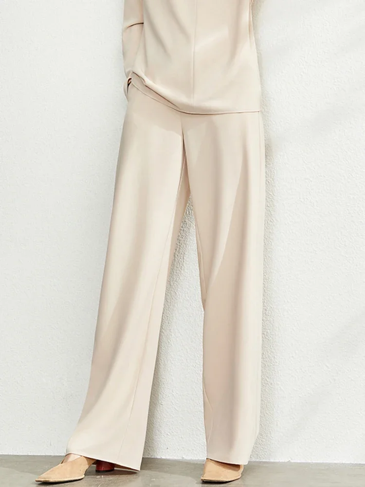 STATEMENT CLOTHING | ﻿SOLID COLOR WIDE LEG PANTS WP-100-TAN main image 0