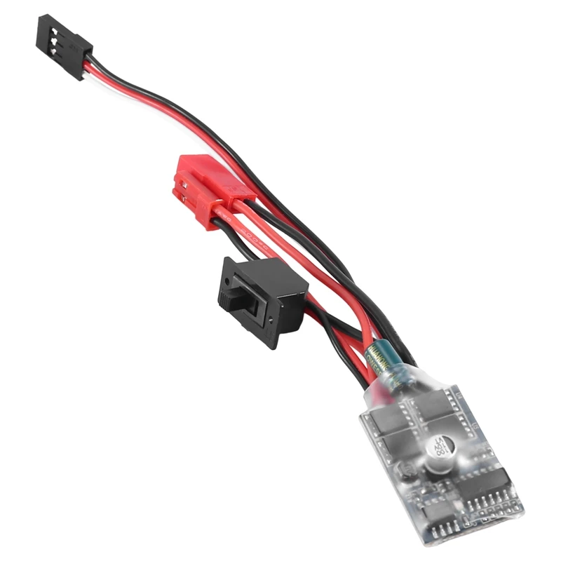 

30A Brake Two Way Brushed Electric Controller Speed Controller For 1/16 1/18 1/24 RC Car