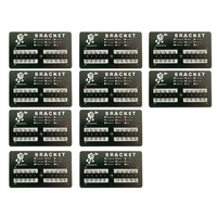 10 แพ็คจัดฟันวงเล็บ Mini Roth MBT Edgewise MIM Monoblock 1