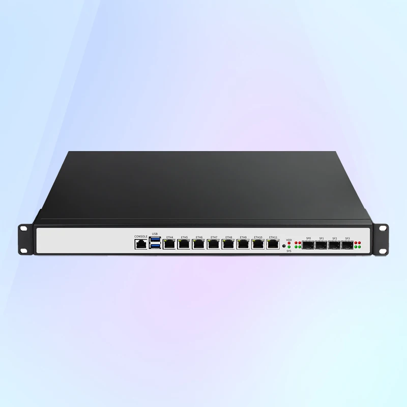 

1U Server H170/C236 Core 6/7/8/9Th Gen Cpu Firewall Chassis Vpn Pfsense Company Router 8 Lan Ports SFP