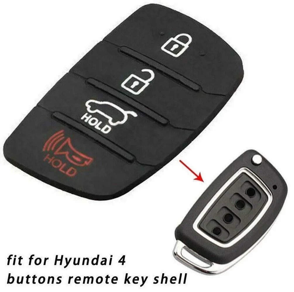 

Резиновая прокладка для Hyundai, Сменный Чехол для дистанционного ключа с 4 кнопками, 1 шт.