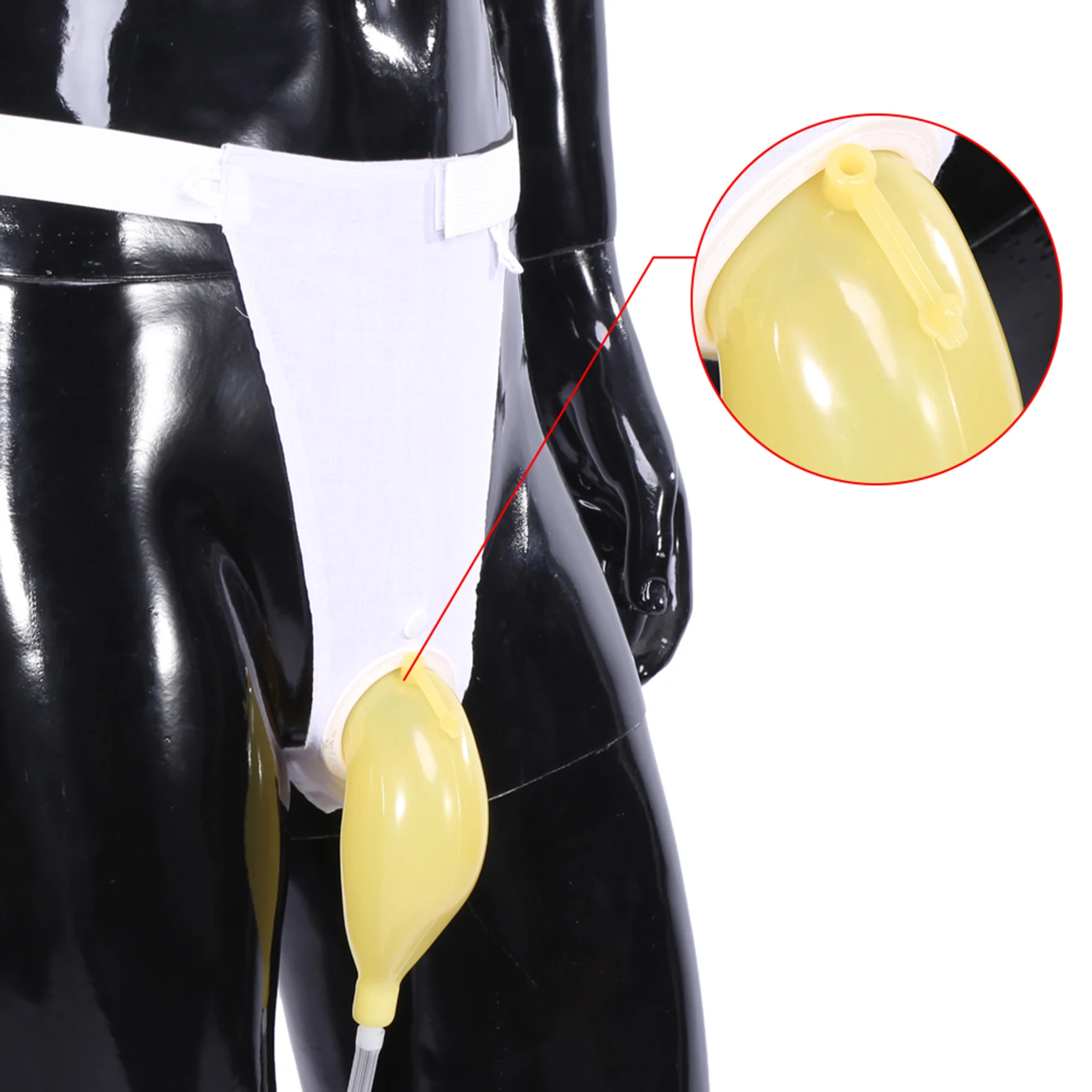 1000ml Urine Collector Bag Reusable Washable Male Female Urine BagUrinary Incontinence Bedridden Patients Urination Use
