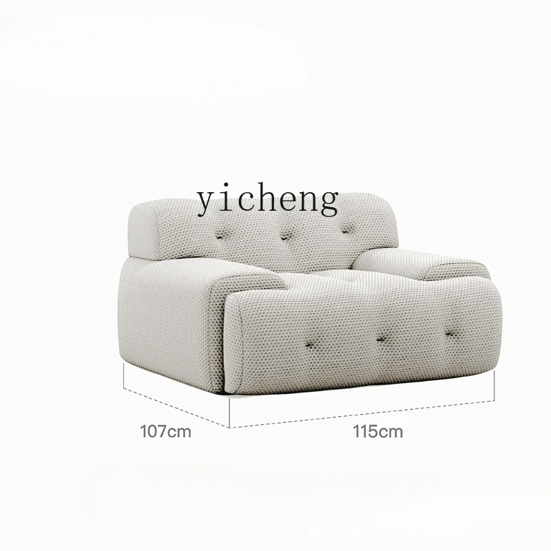 

Tqh Black Minimalist Sofa Italian Living Room Fabric Craft Straight Row Internet Celebrity Rochburg Sofa