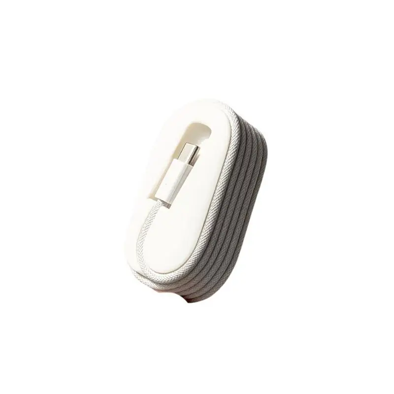 Compact Cable Winder and Organizer for Braided Data Cables - Ideal for Home, Office, and Travel