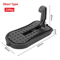 Heavy-Duty Car Door Pedal & Emergency Hammer - 2-in-1 Roof Accessory (Short type)