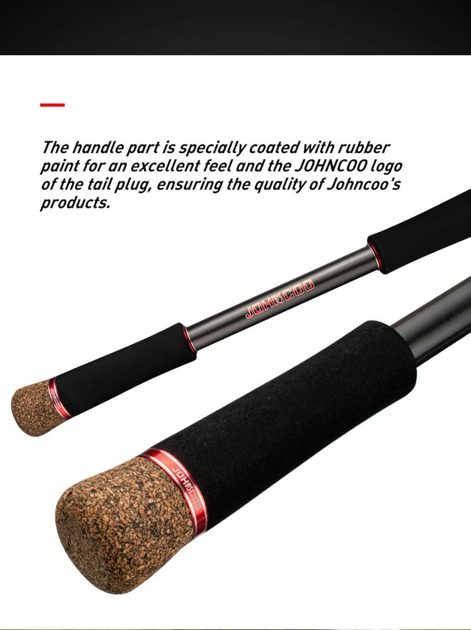 Angelrute 6 Abschnitt Casting Spinning Tragbare Reise Angelrute 30T Carbon Faser Für Big Game Rod Ultraleicht gewicht – Detail 10