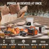 Portable Power Station 500, 110V/500W Solar Generator(Surge 1000W), 519.4Wh Backup Lithium Battery for Outdoor Home 3