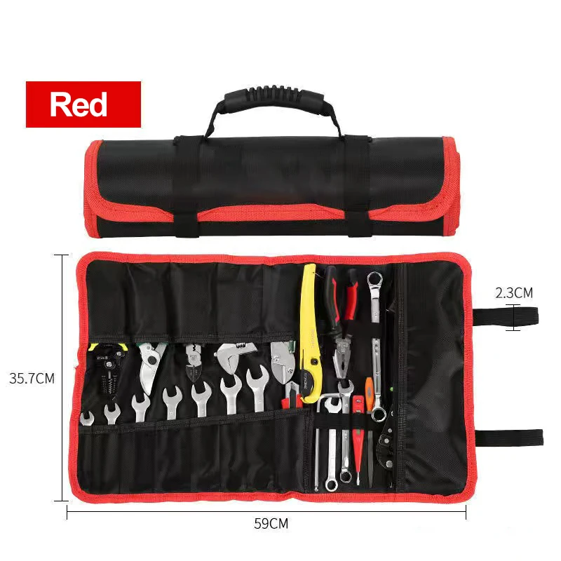 Tool Roll Bag, 23 Pocket Tool Bags, Multi-Purpose Tool Roll Up Bag, Tool Wrap Roll Organisers, Portable Tool Pouch Storage waterproof tool bag Tool Storage Items