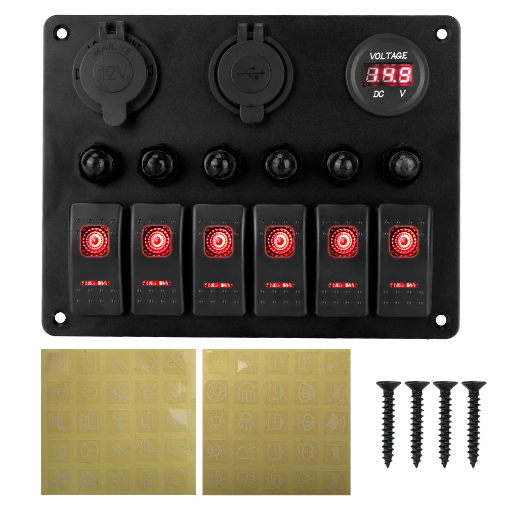 لوحة تحكم السيارة 12/24 فولت