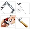 Coping Saw Aluminum Alloy Frame and 12 Replacement Blades Set (Woodworking, Wood Board, Plastic, and Metal Cutting Blade) 5