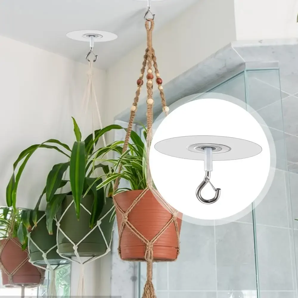 Ceiling Hooks Stick Heavy Duty Self-Adhesive Water Resistant For Balloons Wind Chimes