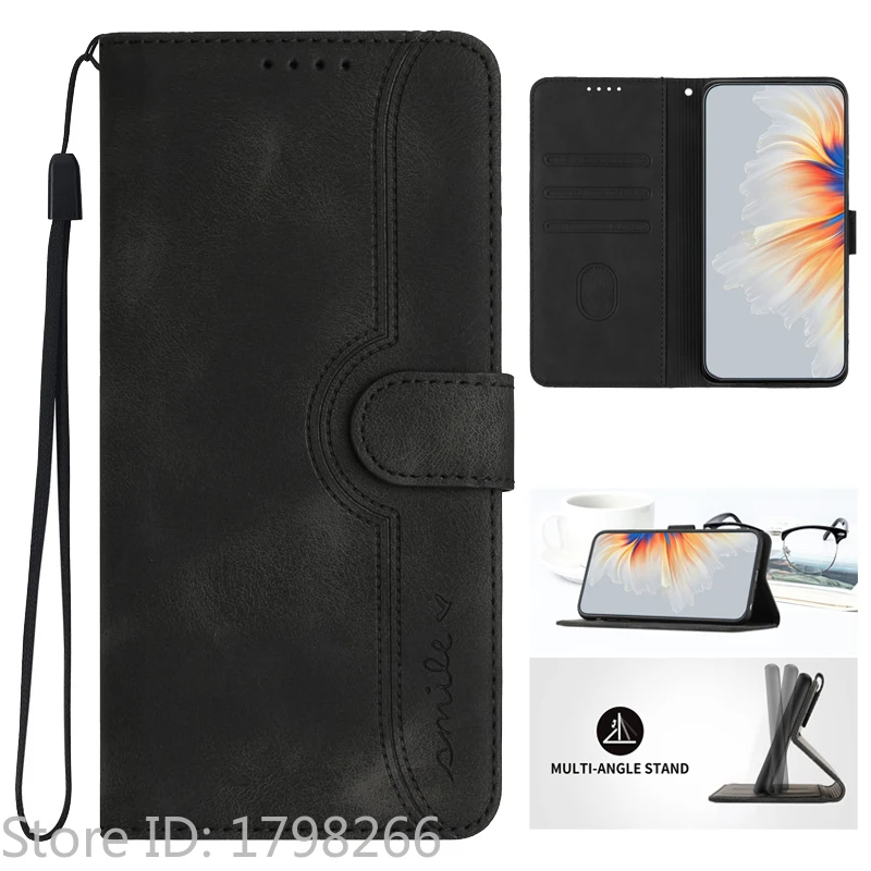 Luxury Pattern Flower Leather Phone Case - Flip Cover Wallet with Card Holder