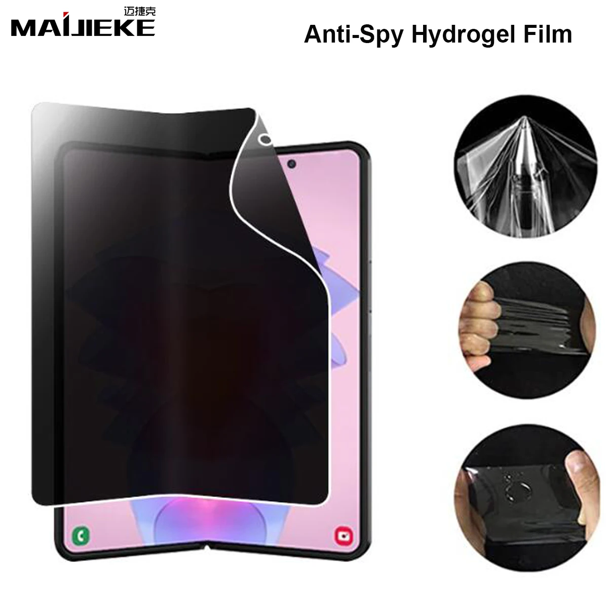 Pravicy Proteggi Schermo Anti Spia Per Samsung Galaxy Z Fold 5 4 5G Pellicola Idrogel Antiriflesso Per Samsung Galaxy Fold Z Fold 3 2