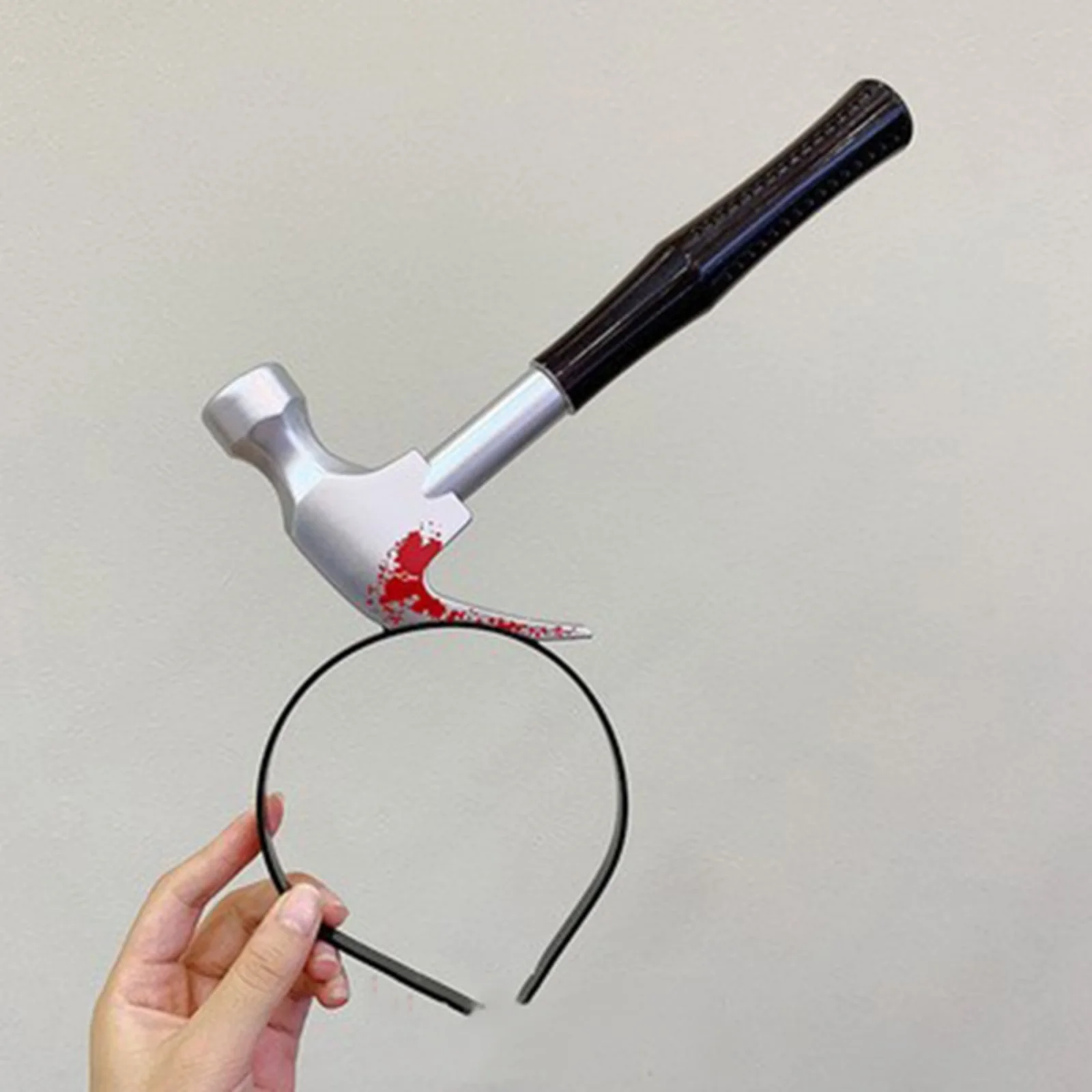 1PC Halloween Prank  Headbands Set, Bloody Saw/Axe/Scissors Designs, Spooky & Funny Party Props