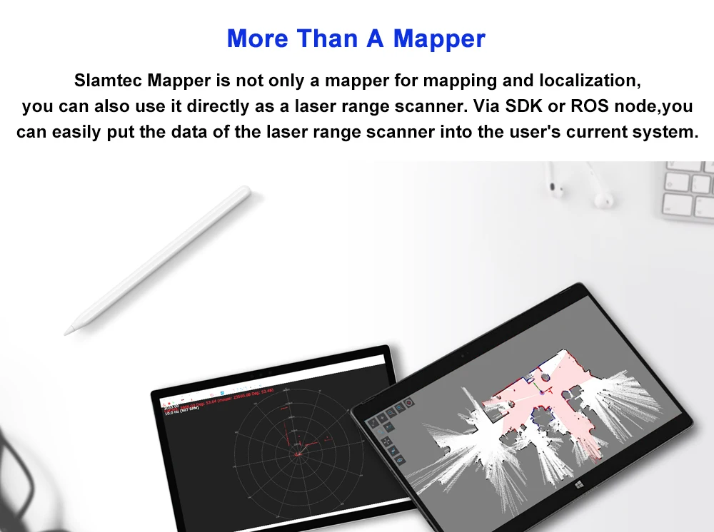 Slamtec RPLIDAR M2M3 Distance Range 0.1m-40m Lidar Laser Mapping Sensor 360-degr