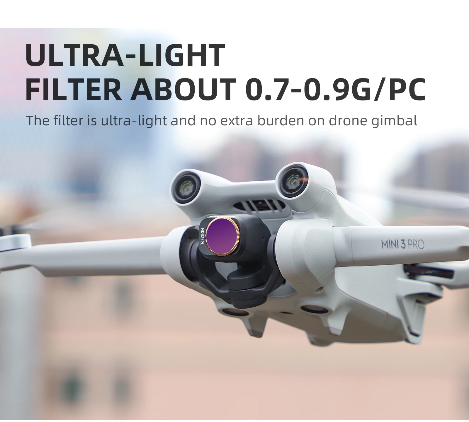 Description Picture 5 of itemSunnylife Lens for DJI Mini 3 Pro Filters ND CPL 4/8/16/32 /64 Drone Gimbal Film Glass for DJI Mini 3 Filter Camera Accessories