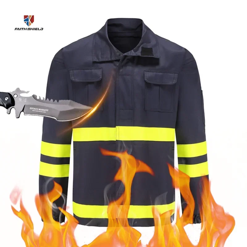 Reflector strip uniform proof fire flame resistance Cut-Protection Welding Heat-Protection Shop & Work Clothing women men