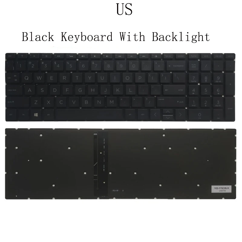 Tastiera Retroilluminata Argento Per HP Pavilion 15-cc000 15-cd000 15-ck000 | Layout Spagnolo - Foto 3