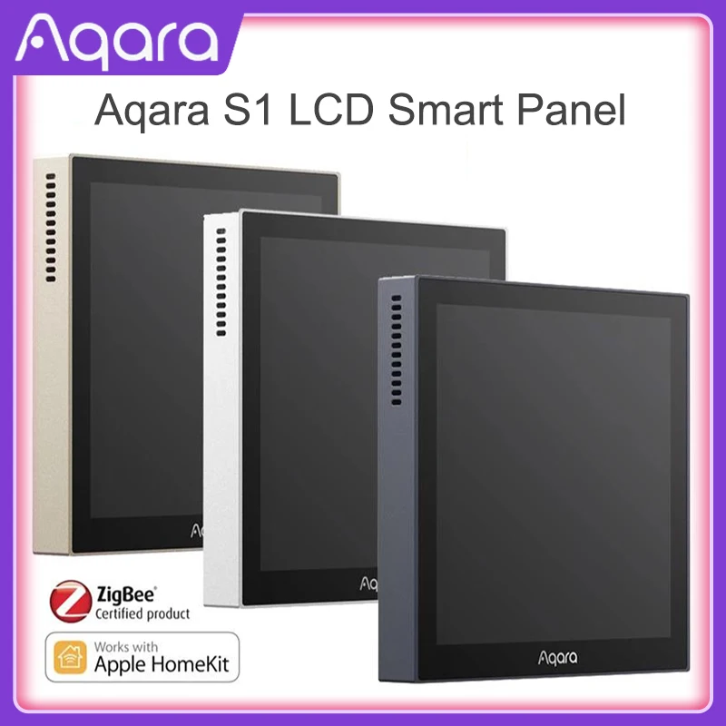 

Aqara Smart Scene Panel Switch S1 Zigbee 3.0 3.95 inch IPS Color Touch Screen Smart home APP Siri Voice Control Support HomeKit