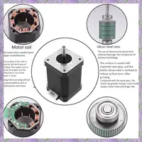 A63K-3X High Torque NEMA 17 Stepper Motor 92Oz.In 2.1A