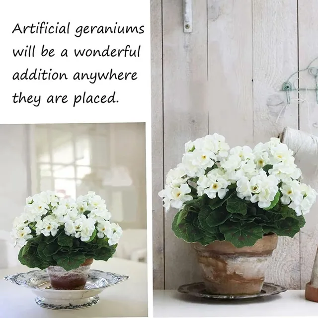 1Pc Bégonia Fleurs Pour La Maison Arrangement Floral Décor BRICOLAGE De Noël Couronne Vase De Mariage Citation Route Fournitures Plantes Artificielles 2