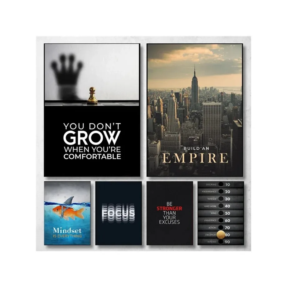 Мотивационное вдохновение, будьте сильнее, чем отправка, смелость-это все, картина, настенная печать, картина, Декор для дома