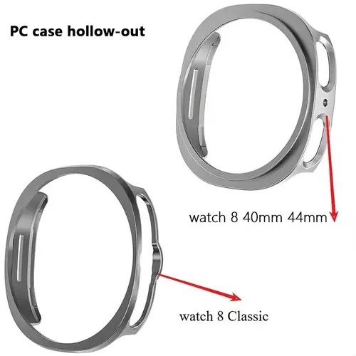 PC Case for Samsung Galaxy Watch 8 40mm 44mm 46mm Cover Hollow Protective Bumper All-Around Galaxy Watch 8 Classic Accessories - Image 2