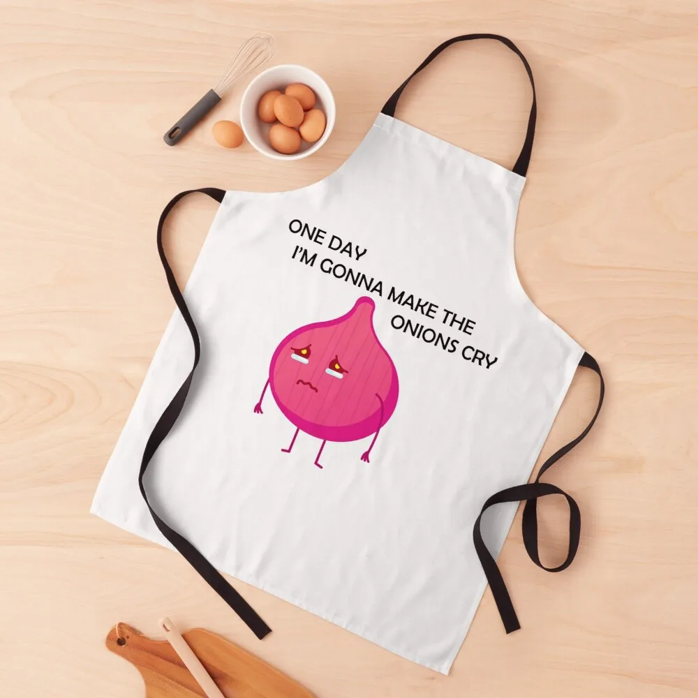 

One Day I'M Gonna Make The Onions Cry Apron Kids Apron Apron Women'S Hairdressing Hairdresser Accessories Apron For Kitchen