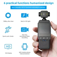 1080P Camera 1960mAh Outdoor Video Camera Support Up To 256G Anti Shake Type C Interface 1.53 Inch Screen for Photography - Image 4