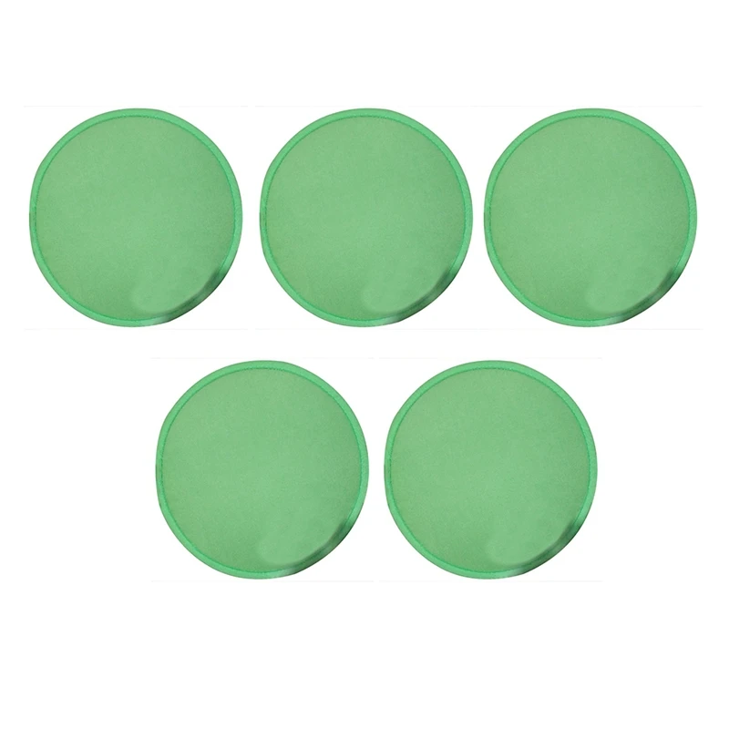 

Hot 5X Foldable Round Fan-Green