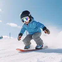 Kids Snow Snowboard Goggles Anti-Fog Ski Goggles Snowboard Goggles Anti-Fog Comfortable And Warm Soft Snow Goggles For Birthday 1