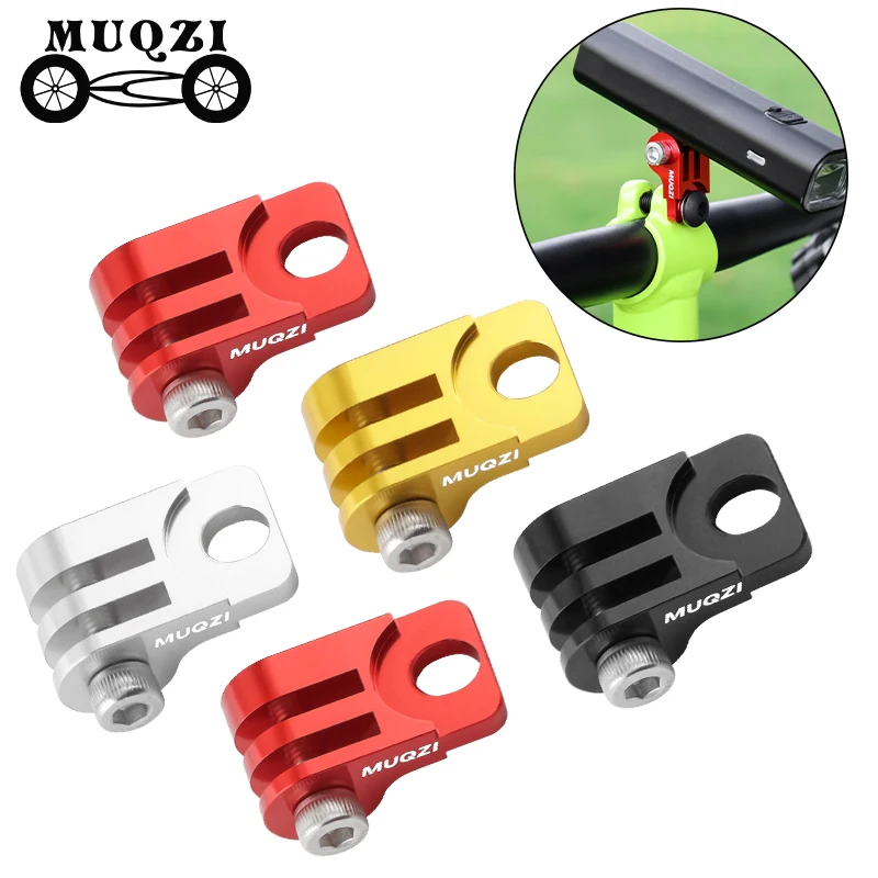 Muqzi für brompton faltbare fahrrad licht halter fahrrad beleuchtung lampen halterung adapter computer halter basis fahrrad zubehör