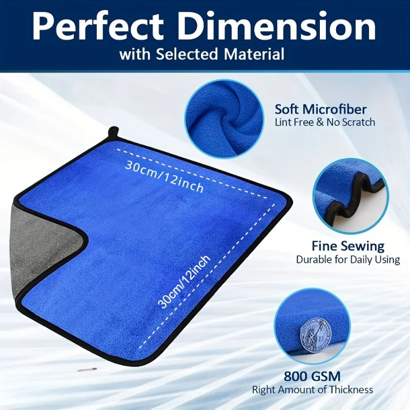 4pcs Microfiber Towel for car beauty and cleaning