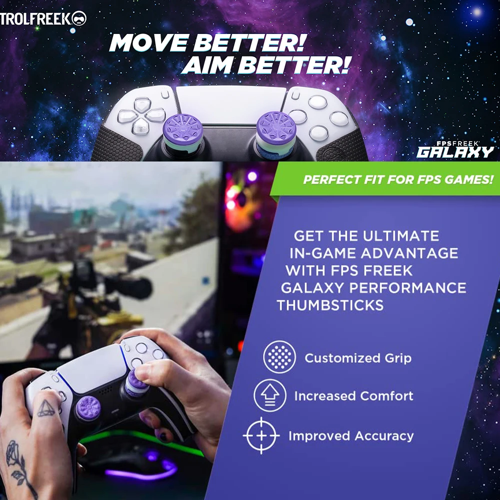  KontrolFreek FPS Freek Galaxy White for Playstation 4