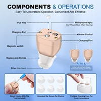 Invisible Hearing Aids Mini Aids for Elderly Adjustable Ear Aid For Mild To Moderate Deafness 2