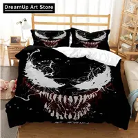 3D Print Fashion Venoms Last Dance Bedding Set Boys Girls Twin Queen King Size Duvet Cover Pillowcase Bed boys Adult Bedroom 1