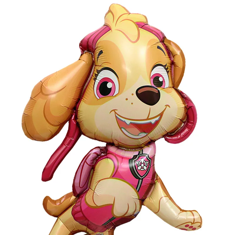 4pcs Cartoon Paw Patrol Party Decoration Supplies Rescue Dog Chase Aluminum Foil Balloon