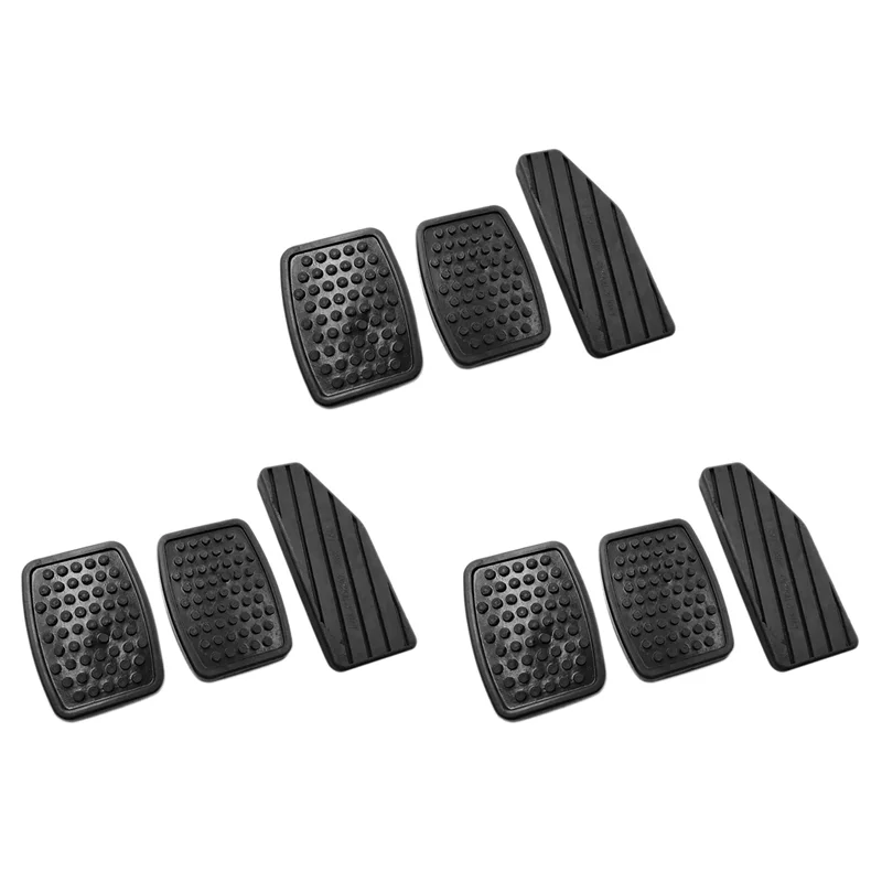스즈키 스위프트 49451-60B00 용 9PCS 자동차 가속기 클러치 브레이크 페달 고무 패드 페달 커버 키트