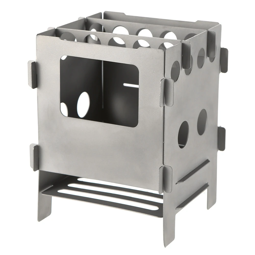 TitaniumWoodStoveLightweightFoldingWoodStoveOutdoorCamping