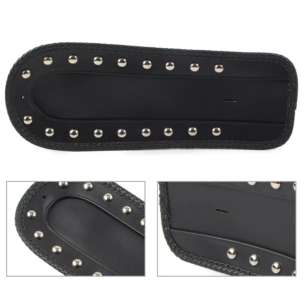 Moto In Pelle Parafango Posteriore Bavaglino Solo Sedile Per Harley Davidson Sportster Xlh 1200 1100 883