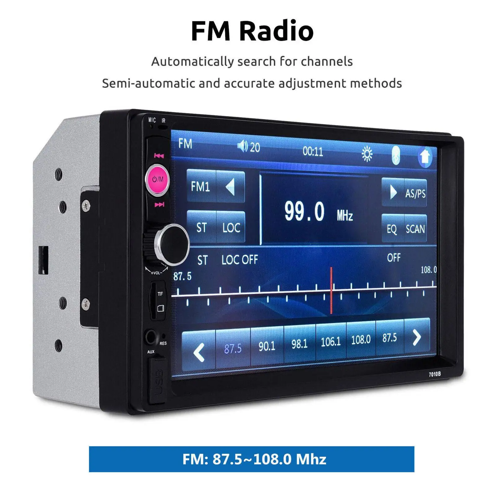 7 Inch 2 Din Car Auto Radio HD 1080P MP5 Player Screen Digital Display  Bluetooth FM Audio Android Car Stereo Radio System| | - AliExpress