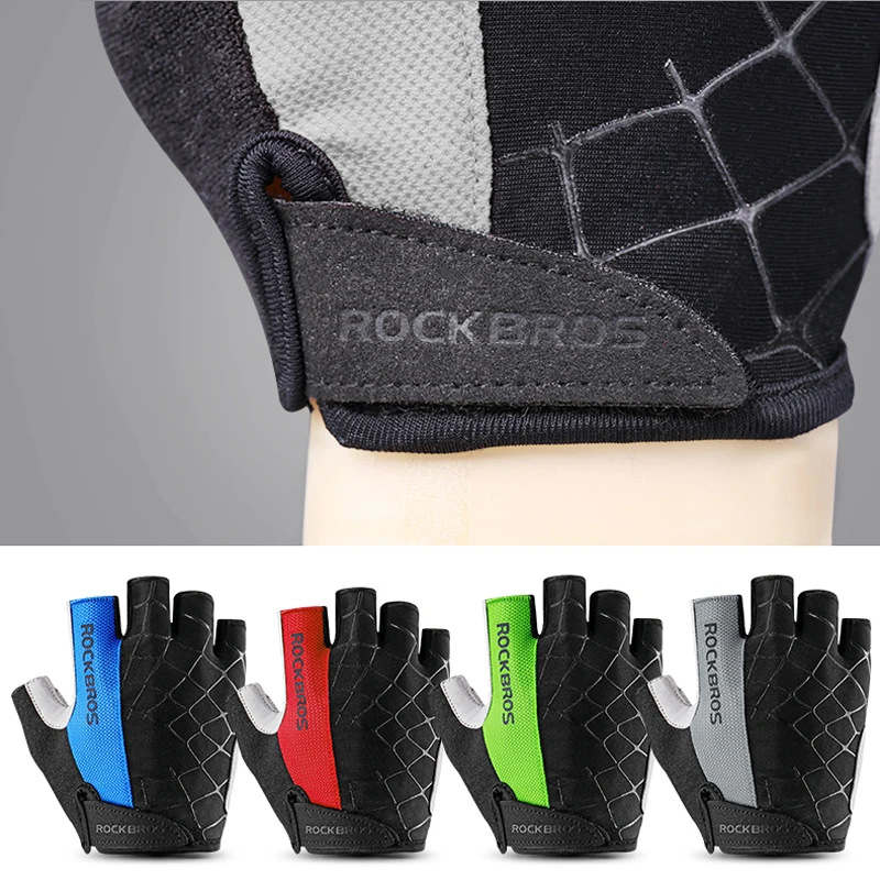 통기성과 충격 방지, 미끄럼 방지 기능을 갖춘 ROCKBROS 자전거 장갑