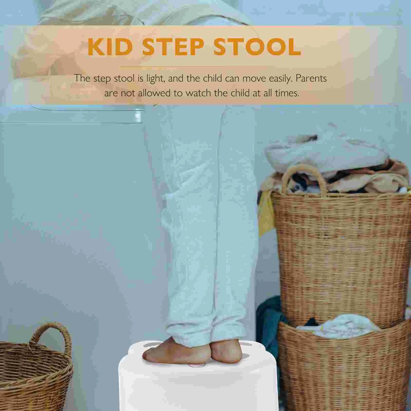 Foldable Non Slip Plastic Stool Kids Step Stools Children Bathroom Kitchen Furniture Safety Seat Childrens Stools