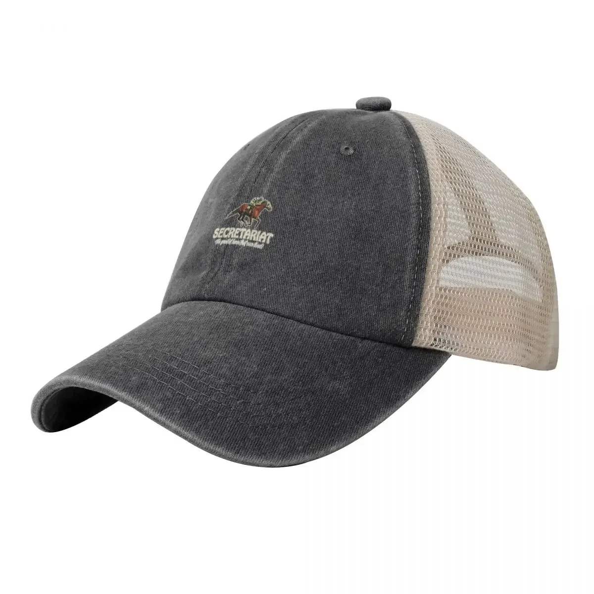 Secretariat Cowboy Mesh Baseball Cap Trucker Hat Golf Military Tactical Cap Kids Hat Golf Men Women's