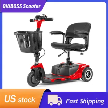3 Wheel Mobility Scooter Electric Power Mobile Wheelchair for Seniors Adult with Lights Collapsible  Compact Duty Travel Scooter 1